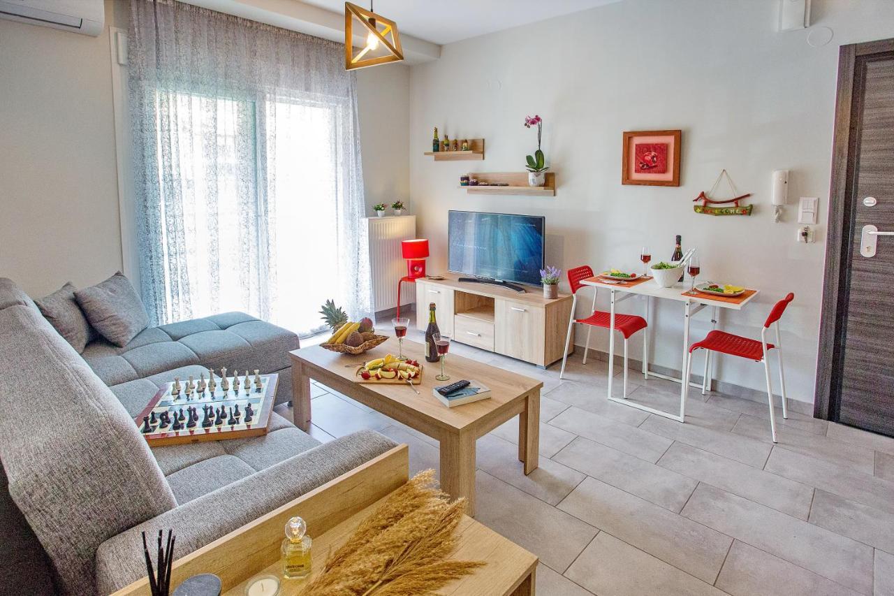 Sun & Sea Luxury Apartment Néa Péramos Zewnętrze zdjęcie